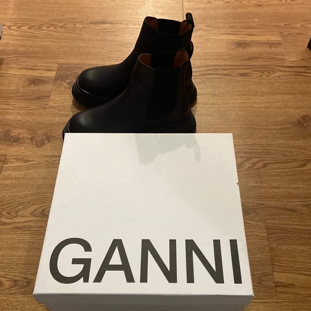Ganni Black Boots